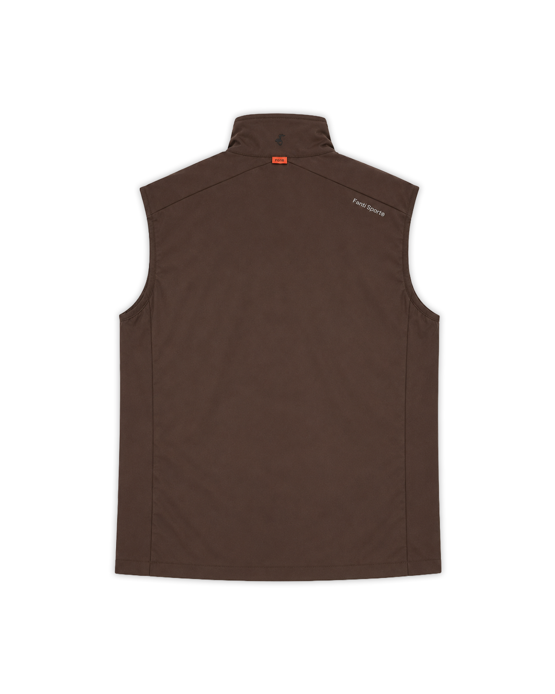 FlowShield Vest in Brown — back