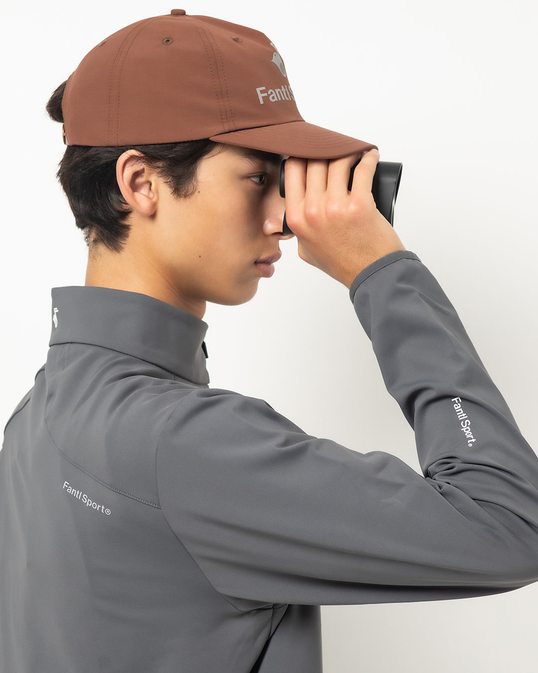 Cozy QuarterZip in Slate Blue — detail