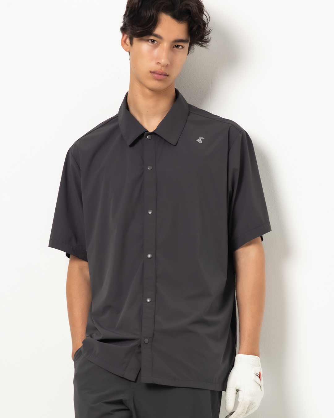 RangeLite Shirt in Metal — flat lay