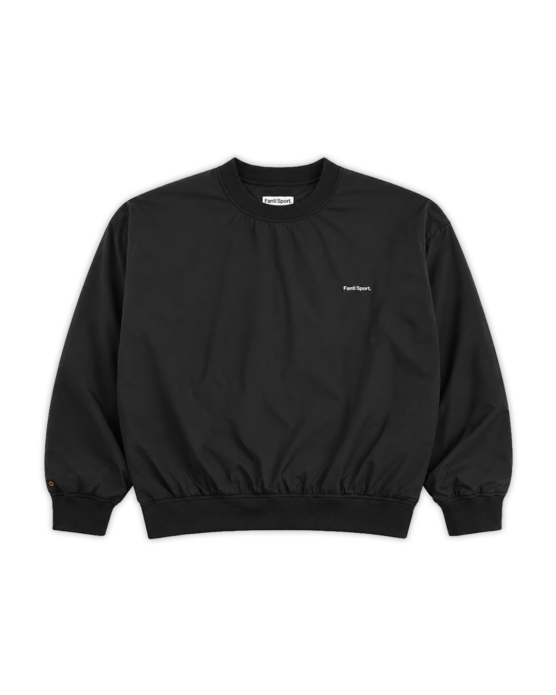 Williams Water Crew Black — Flat Front