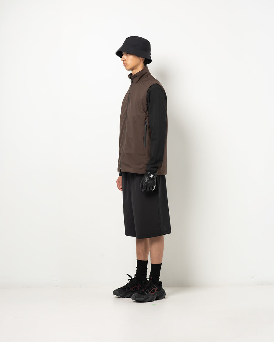 FlowShield Vest in Brown — three-quarter view