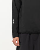 Cozy QuarterZip in Black — detail