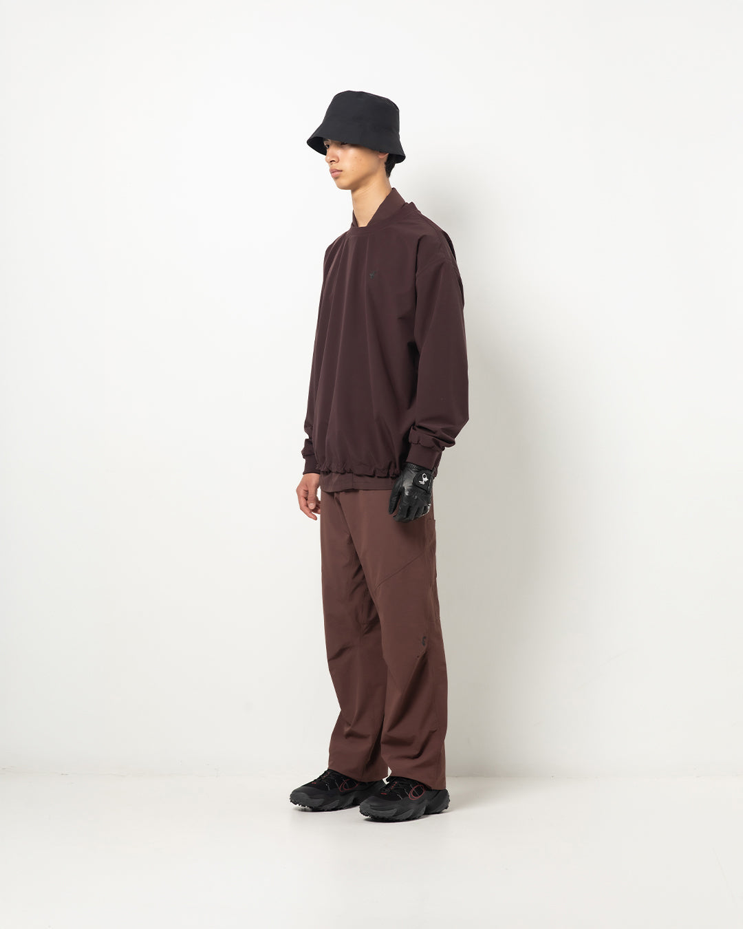 PlayOn Crew in Plum — three-quarter view