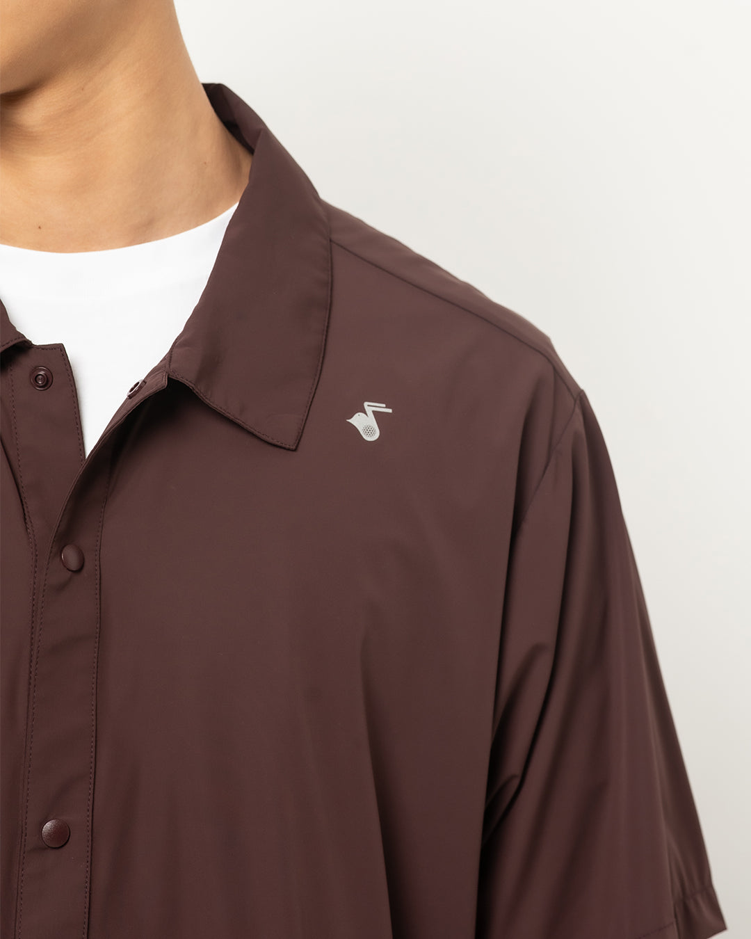 RangeLite Shirt in Maroon — detail