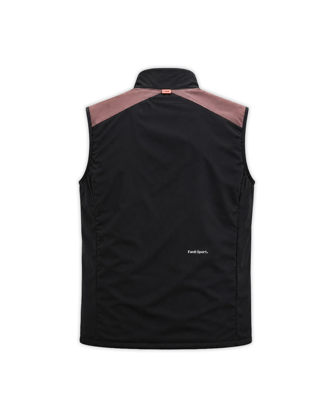Wilton Vest Black/Brown — Flat Back