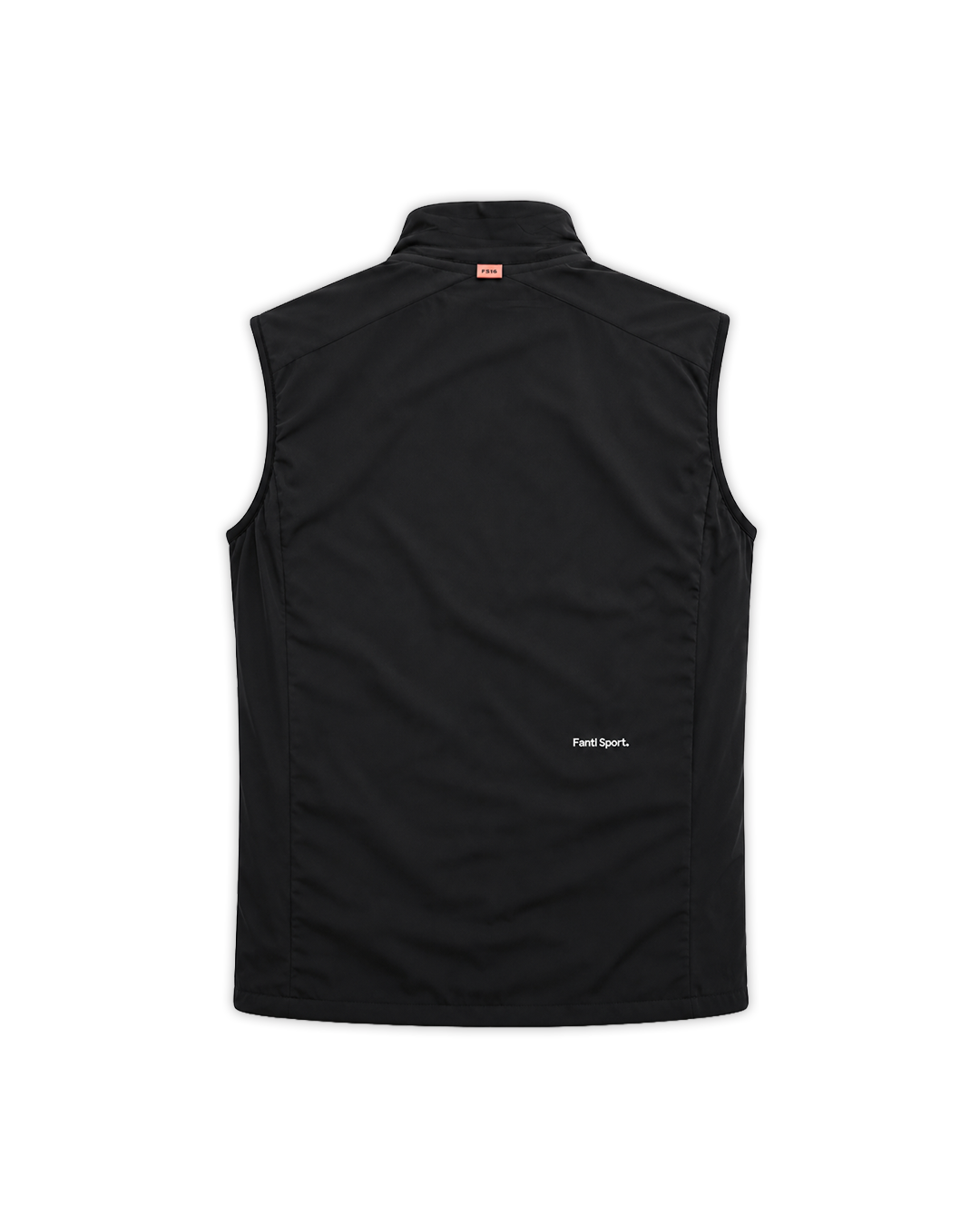 Wilton Vest Black — Flat Back
