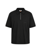 FutureClassic Polo Black — Flat Front