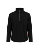 MidRange Quarter Zip in Black — front