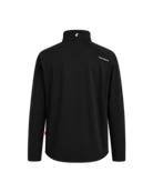 Cozy QuarterZip in Black — flat lay