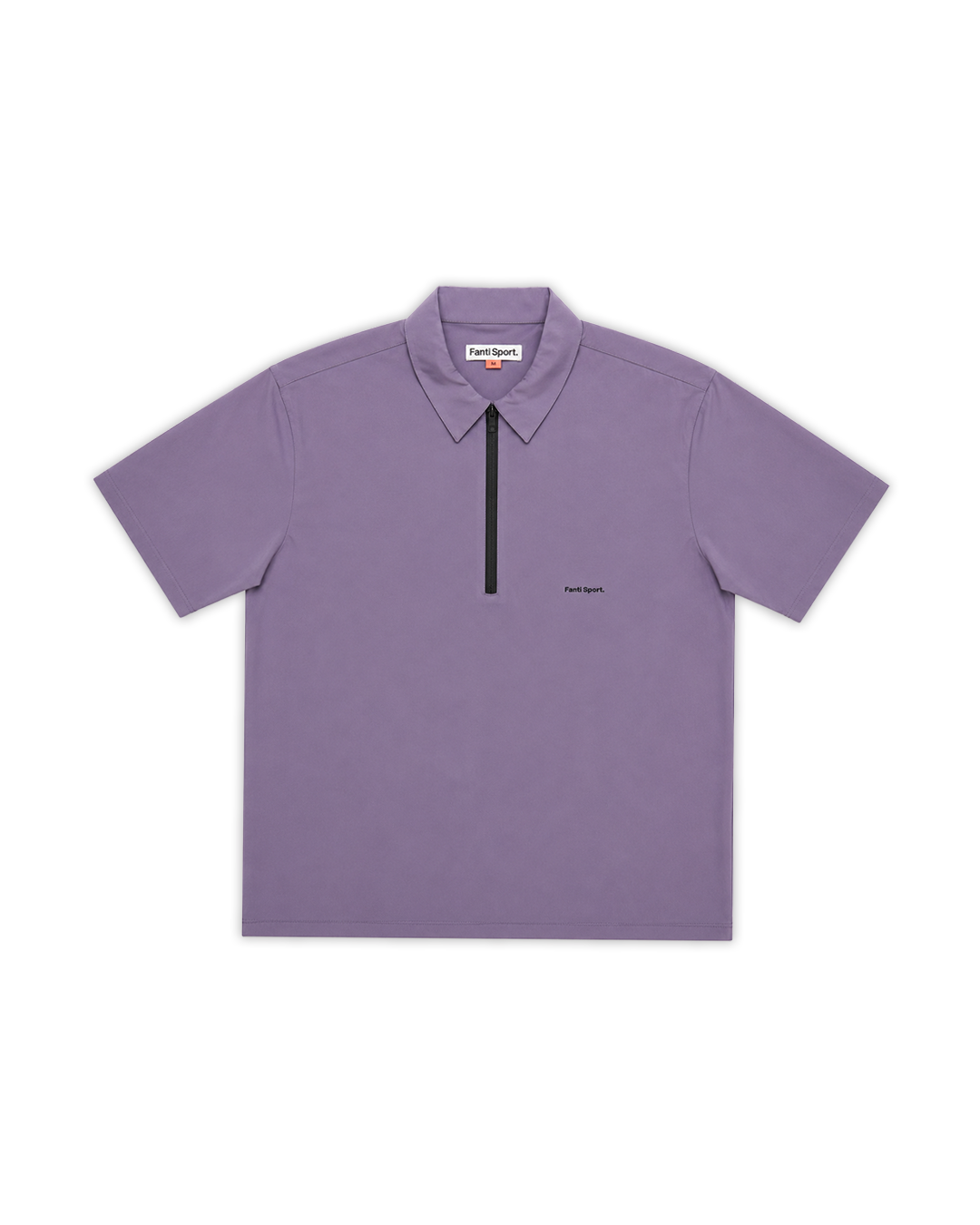 Hybrid Half Zip Purple — Flat Front