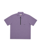 Hybrid Half Zip Purple — Flat Front