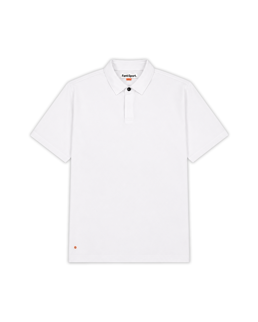 Bobsy S/S Polo White — Flat Front